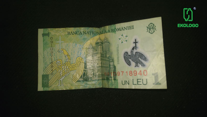 Plastikowe banknoty w Rumunii - ekologo prezentuje 